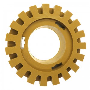 4 Inch 100mm Rubber Wisser Wheel Whizzy Wheel Vinyl decal remover voor boor